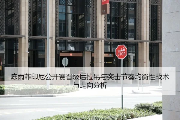 陈雨菲印尼公开赛晋级后拉吊与突击节奏均衡性战术与走向分析